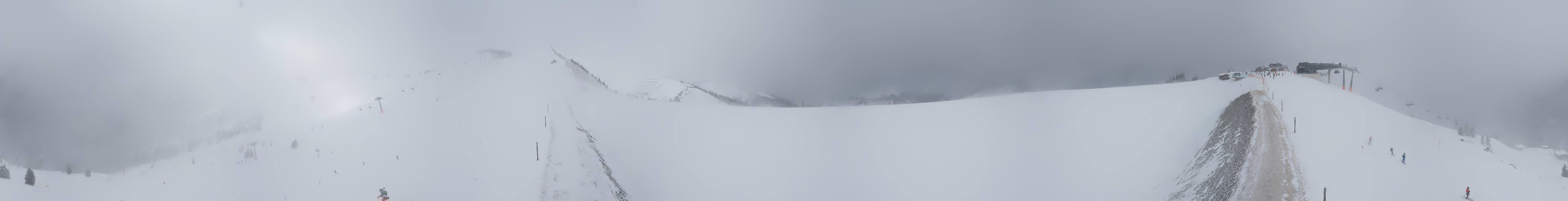 Archiv Foto Webcam Leogang - Ausblick vom Großen Asitz