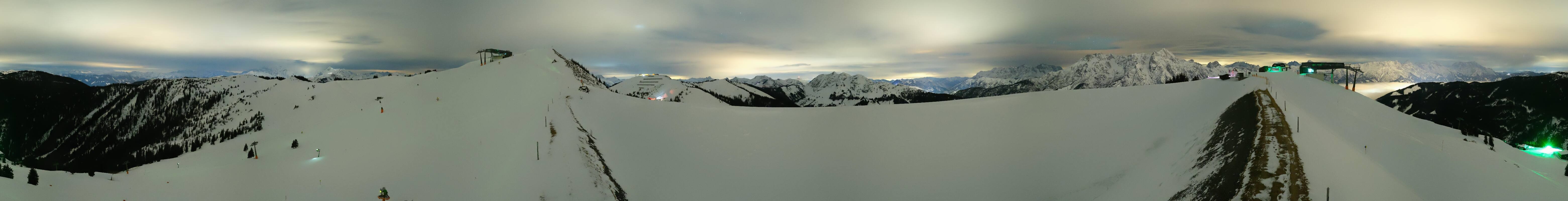 Archiv Foto Webcam Leogang - Ausblick vom Großen Asitz