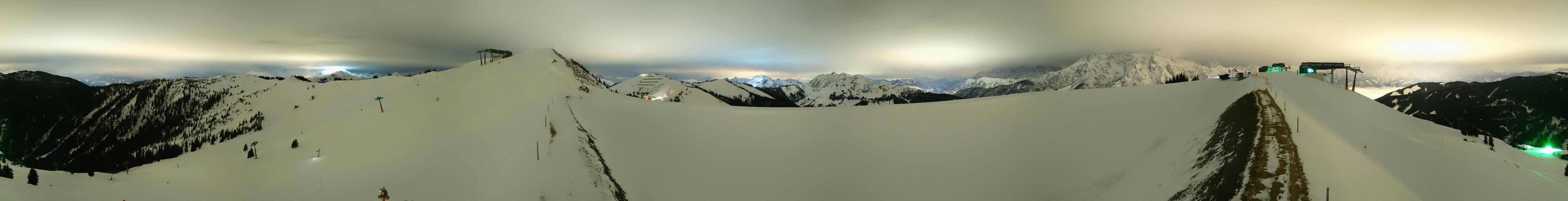 Archiv Foto Webcam Leogang - Ausblick vom Großen Asitz