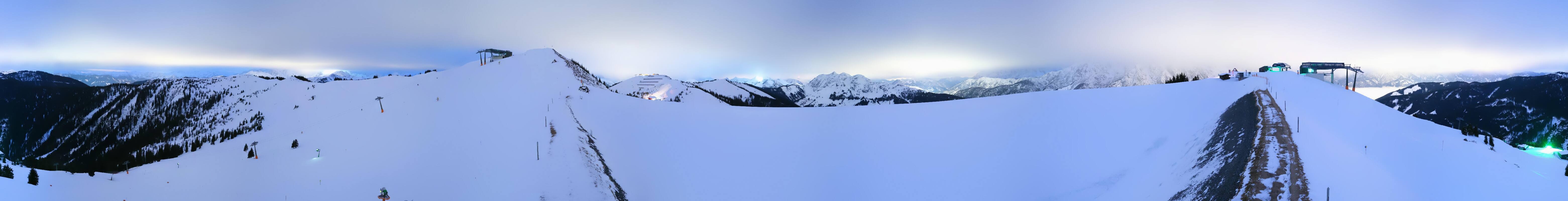 Archiv Foto Webcam Leogang - Ausblick vom Großen Asitz