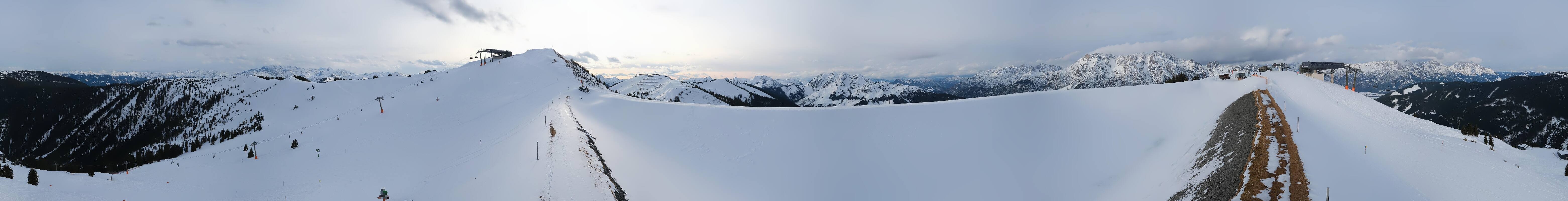 Archiv Foto Webcam Leogang - Ausblick vom Großen Asitz