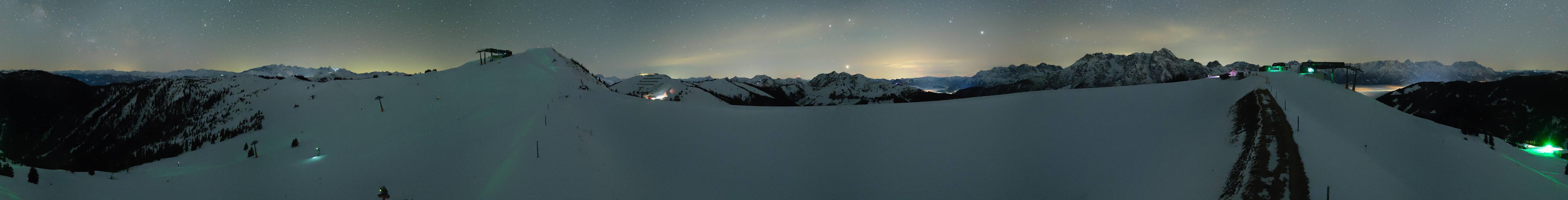 Archiv Foto Webcam Leogang - Ausblick vom Großen Asitz