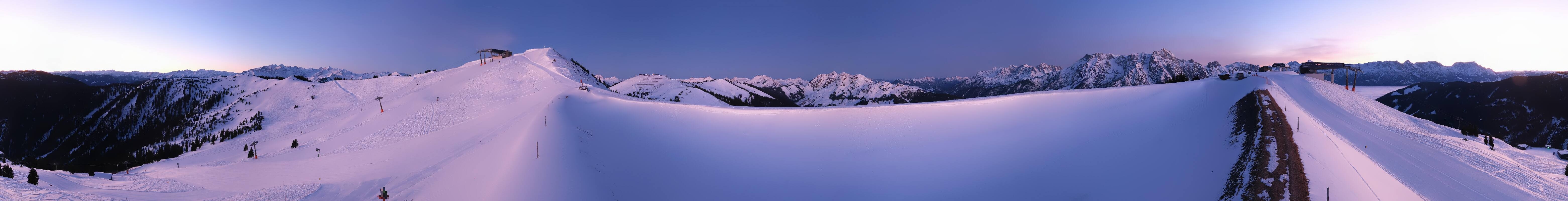 Archiv Foto Webcam Leogang - Ausblick vom Großen Asitz