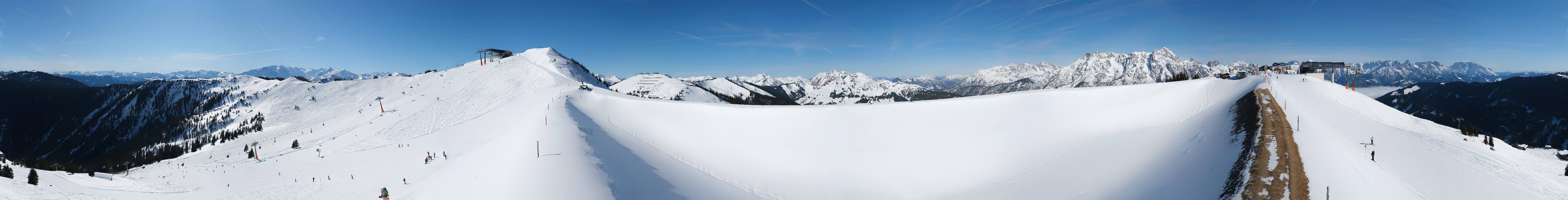 Archiv Foto Webcam Leogang - Ausblick vom Großen Asitz