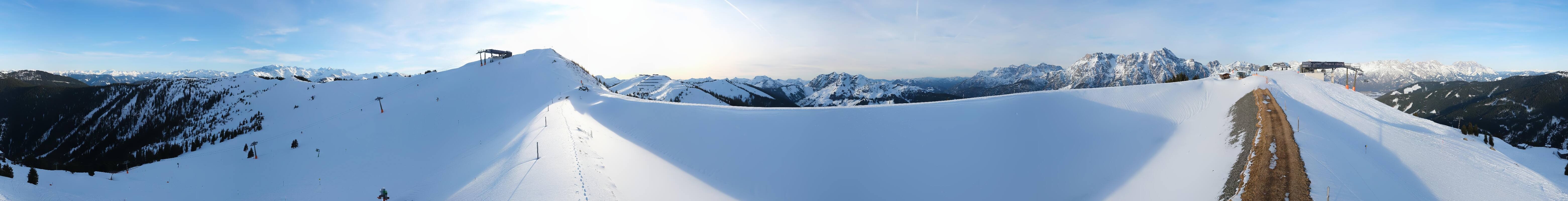 Archived image Webcam Leogang - View from Großer Asitz