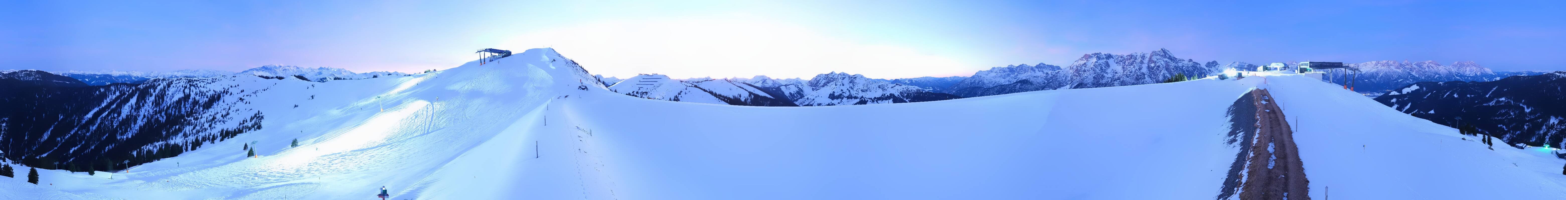 Archived image Webcam Leogang - View from Großer Asitz