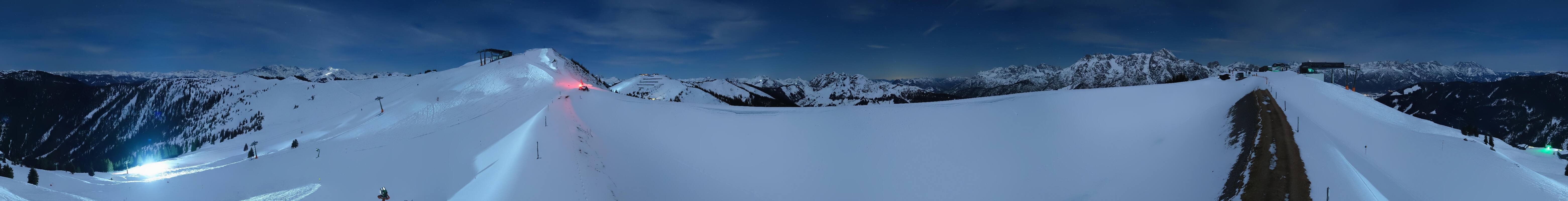 Archived image Webcam Leogang - View from Großer Asitz