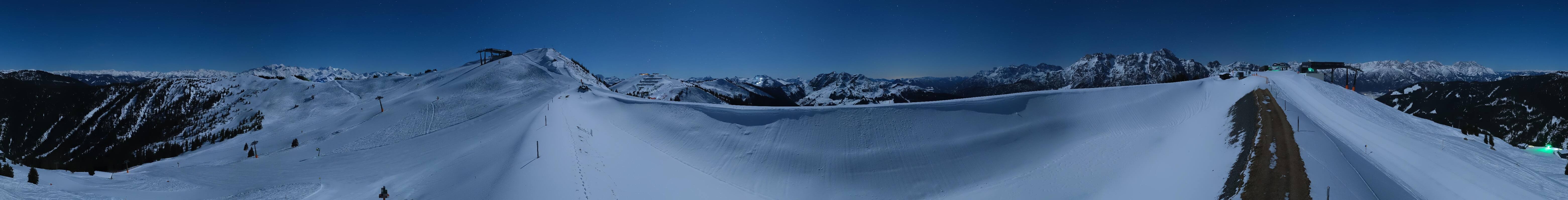Archived image Webcam Leogang - View from Großer Asitz