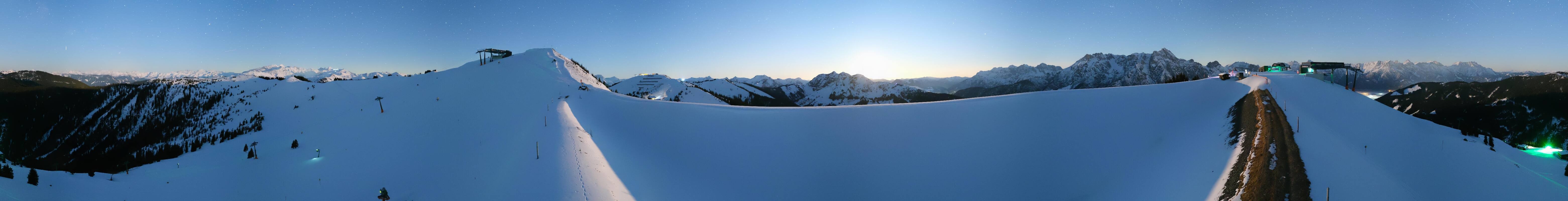 Archived image Webcam Leogang - View from Großer Asitz