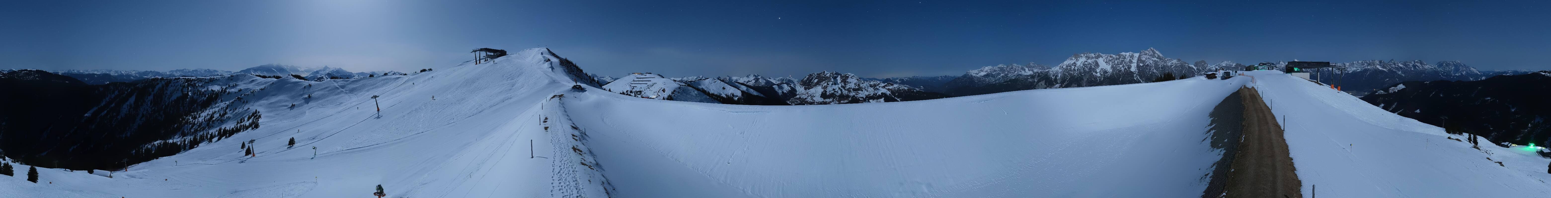 Archived image Webcam Leogang - View from Großer Asitz