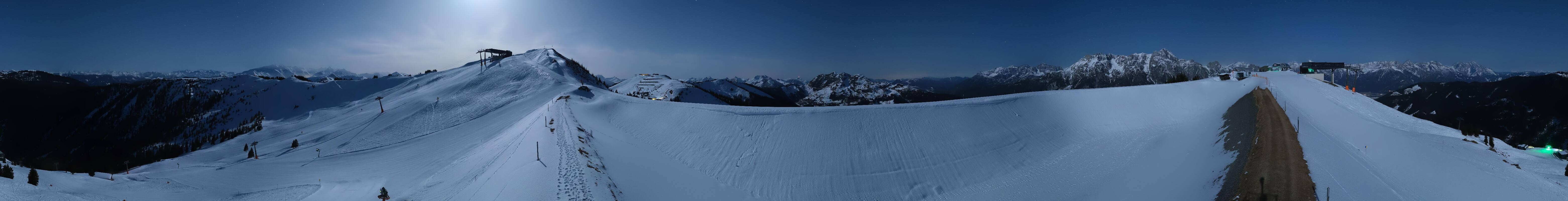 Archived image Webcam Leogang - View from Großer Asitz