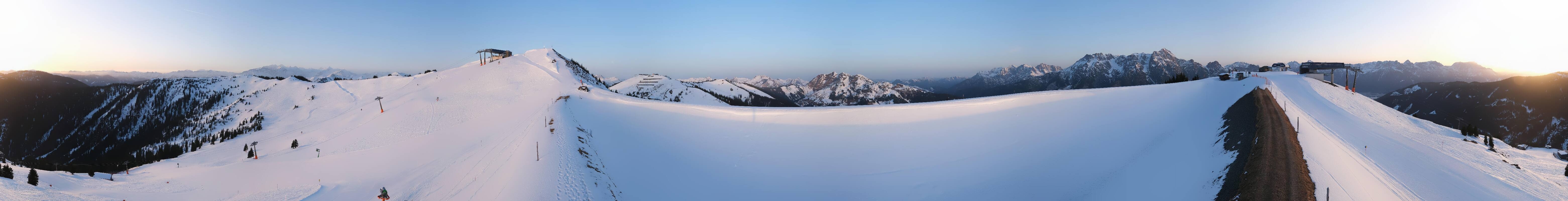 Archived image Webcam Leogang - View from Großer Asitz