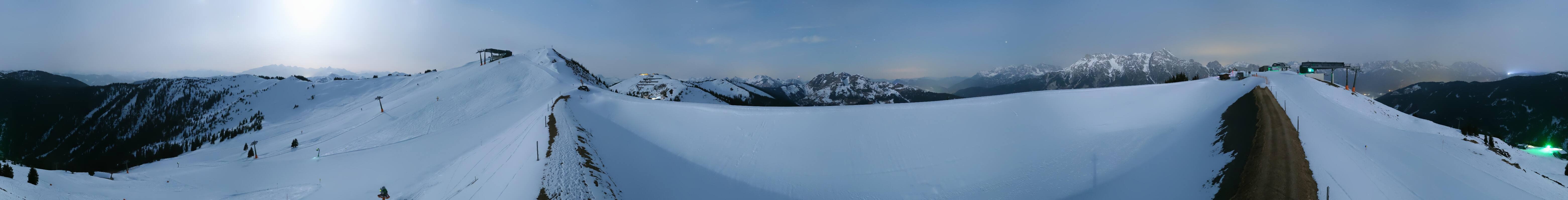 Archiv Foto Webcam Leogang - Ausblick vom Großen Asitz