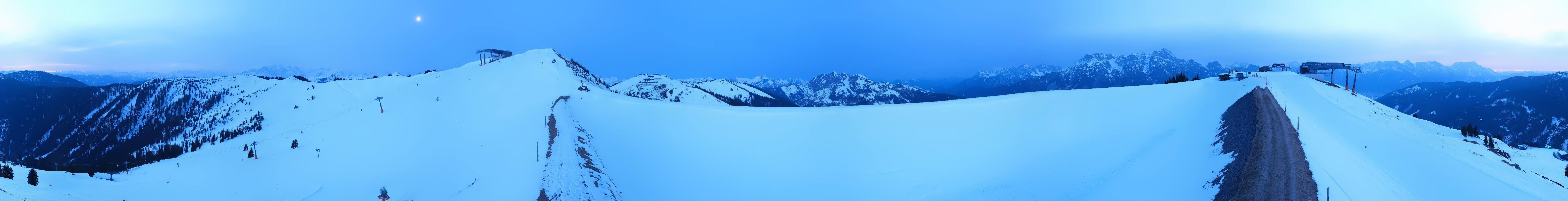 Archiv Foto Webcam Leogang - Ausblick vom Großen Asitz