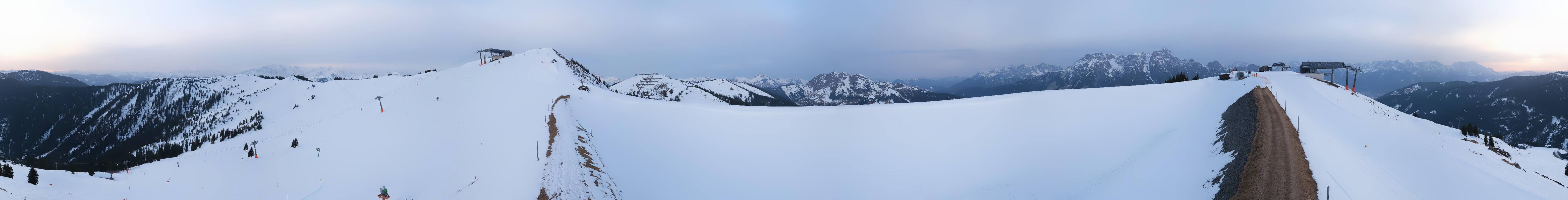 Archiv Foto Webcam Leogang - Ausblick vom Großen Asitz