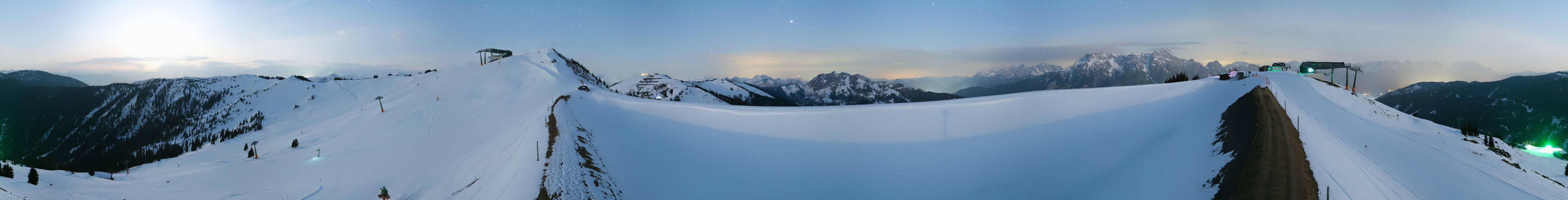 Archiv Foto Webcam Leogang - Ausblick vom Großen Asitz