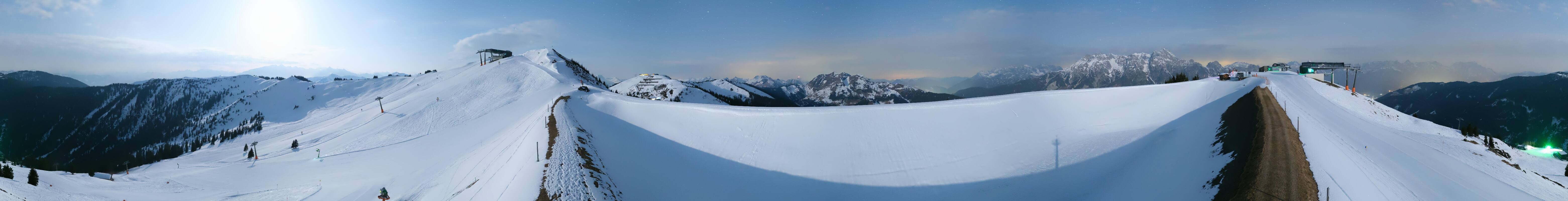 Archiv Foto Webcam Leogang - Ausblick vom Großen Asitz