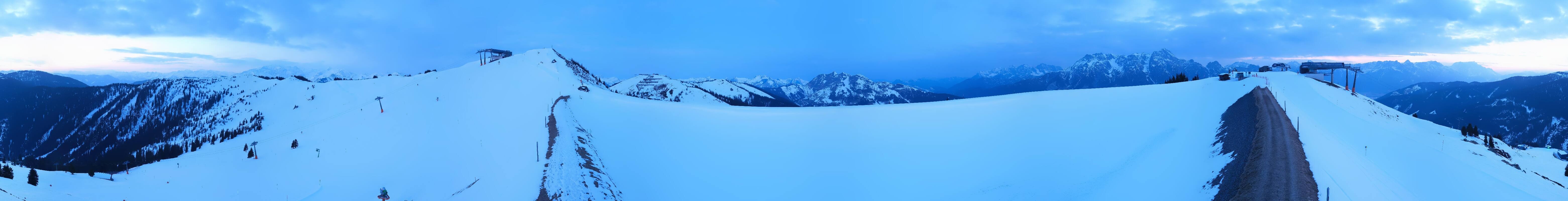 Archiv Foto Webcam Leogang - Ausblick vom Großen Asitz