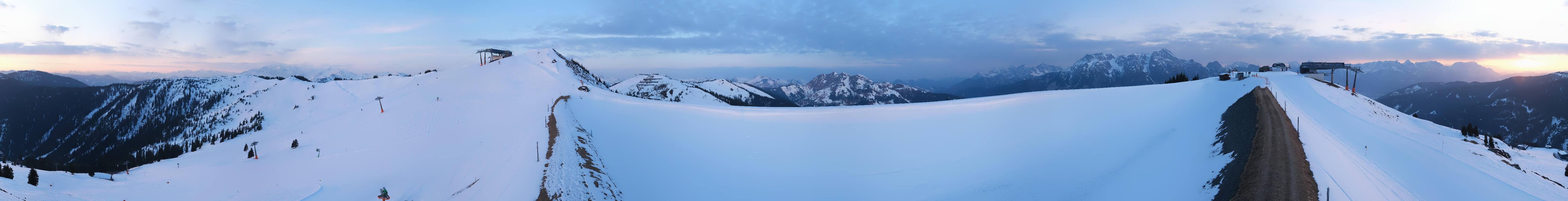 Archiv Foto Webcam Leogang - Ausblick vom Großen Asitz