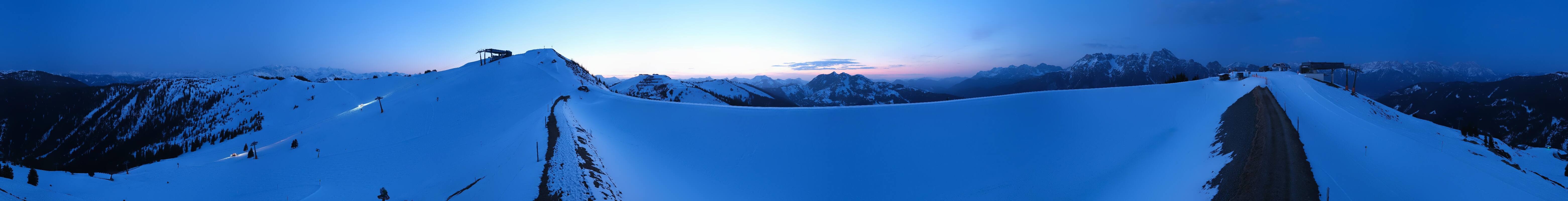 Archiv Foto Webcam Leogang - Ausblick vom Großen Asitz