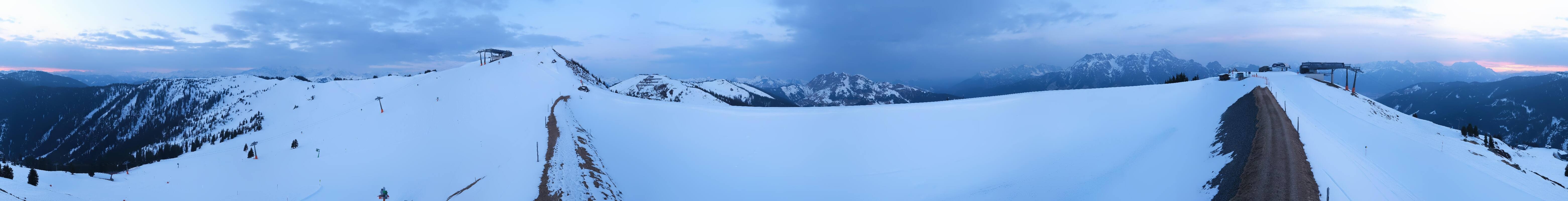 Archiv Foto Webcam Leogang - Ausblick vom Großen Asitz