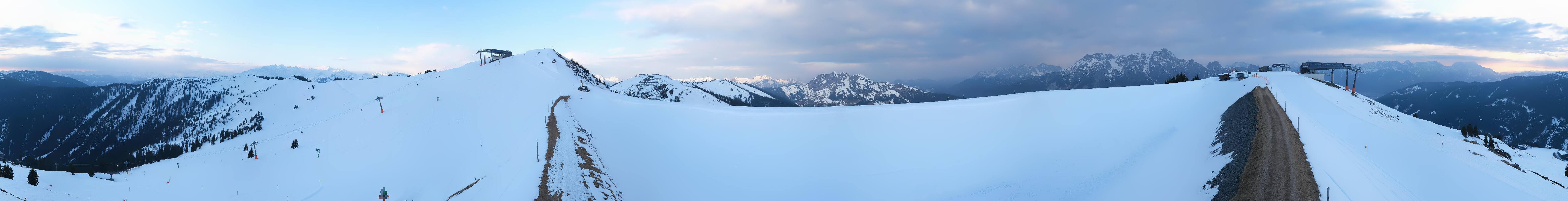 Archiv Foto Webcam Leogang - Ausblick vom Großen Asitz
