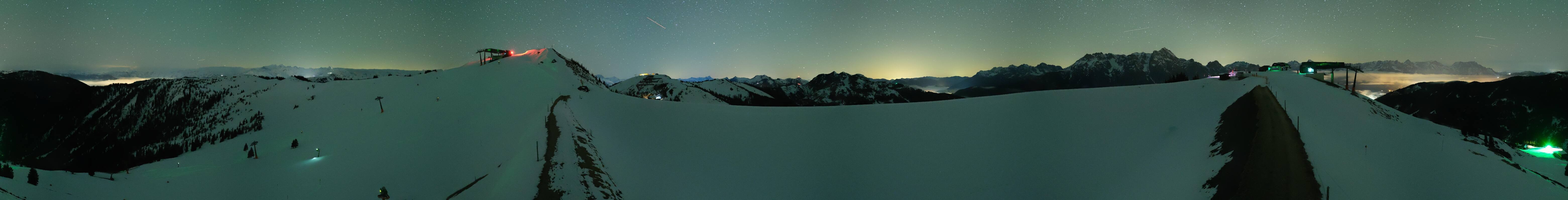 Archiv Foto Webcam Leogang - Ausblick vom Großen Asitz