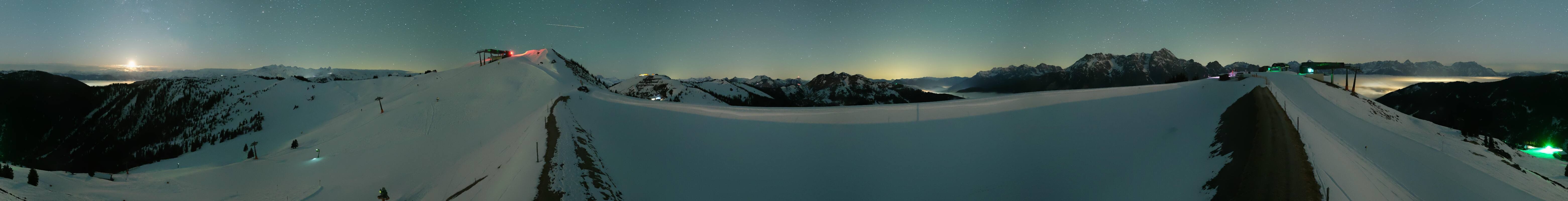 Archiv Foto Webcam Leogang - Ausblick vom Großen Asitz