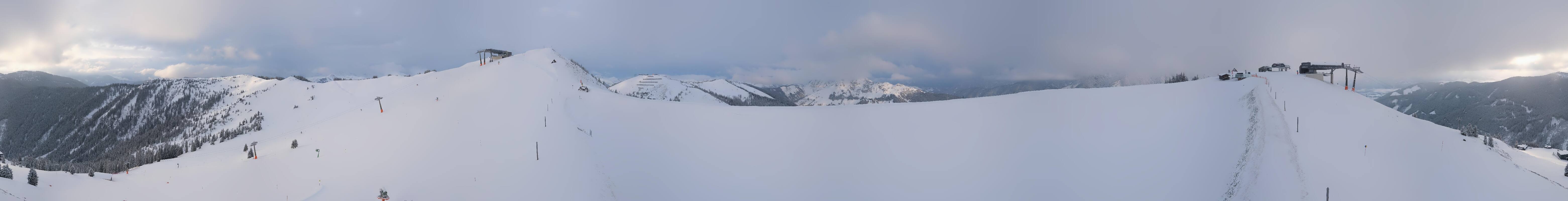 Archived image Webcam Leogang - View from Großer Asitz