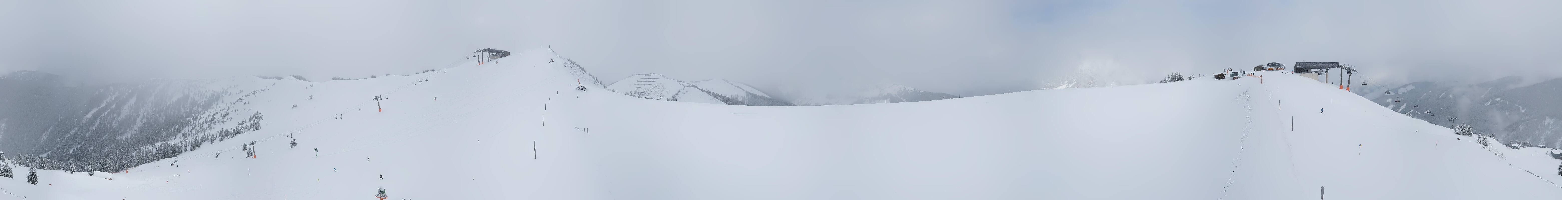 Archiv Foto Webcam Leogang - Ausblick vom Großen Asitz