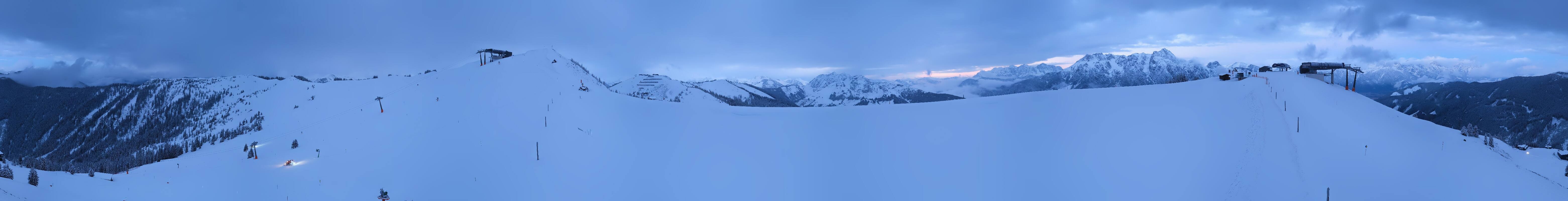 Archiv Foto Webcam Leogang - Ausblick vom Großen Asitz