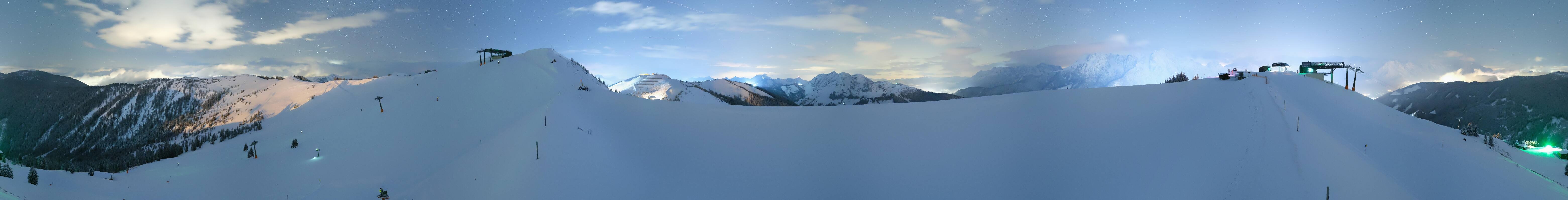 Archiv Foto Webcam Leogang - Ausblick vom Großen Asitz