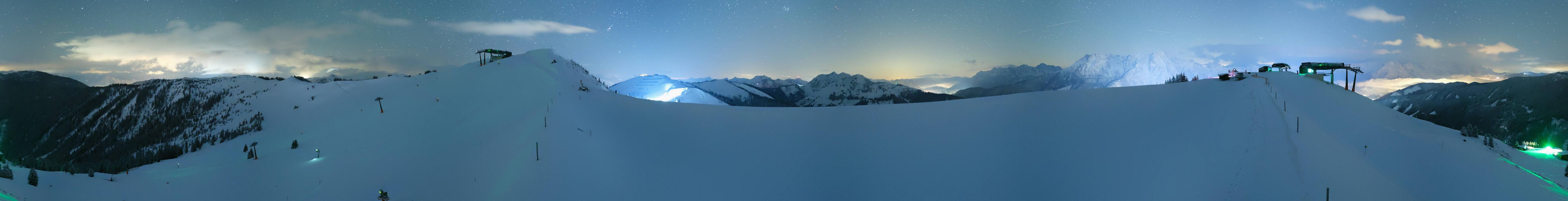Archiv Foto Webcam Leogang - Ausblick vom Großen Asitz