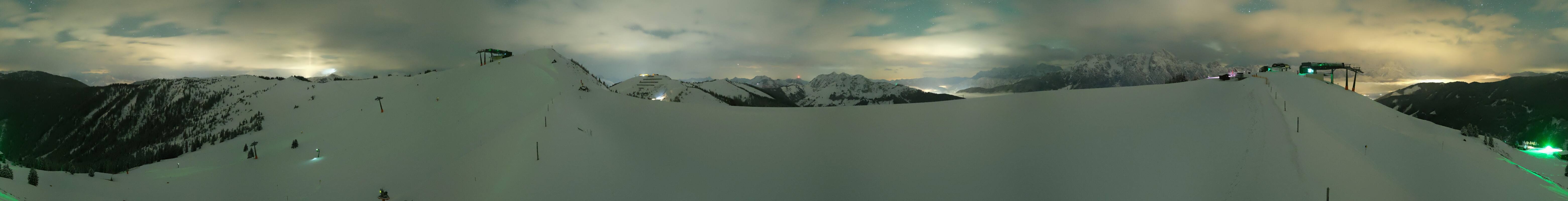 Archiv Foto Webcam Leogang - Ausblick vom Großen Asitz