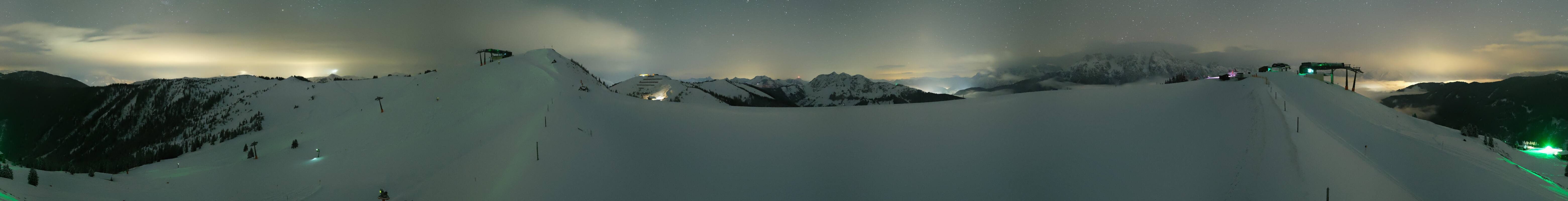 Archiv Foto Webcam Leogang - Ausblick vom Großen Asitz