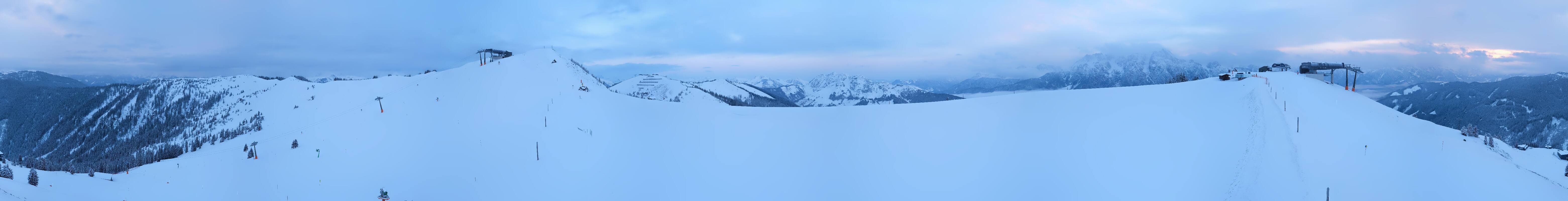 Archiv Foto Webcam Leogang - Ausblick vom Großen Asitz
