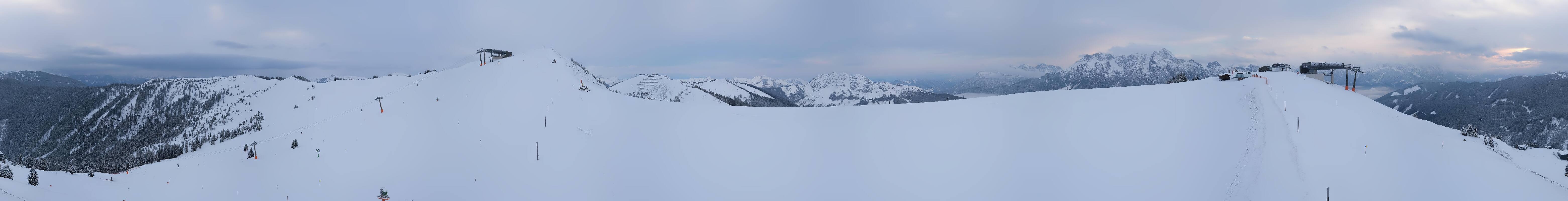 Archiv Foto Webcam Leogang - Ausblick vom Großen Asitz