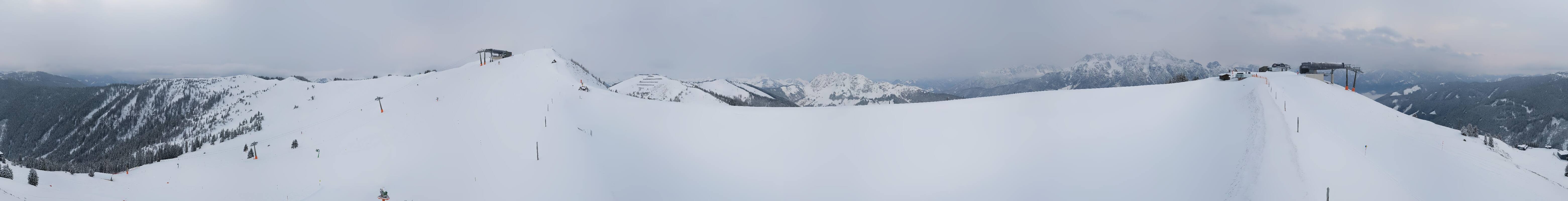 Archiv Foto Webcam Leogang - Ausblick vom Großen Asitz
