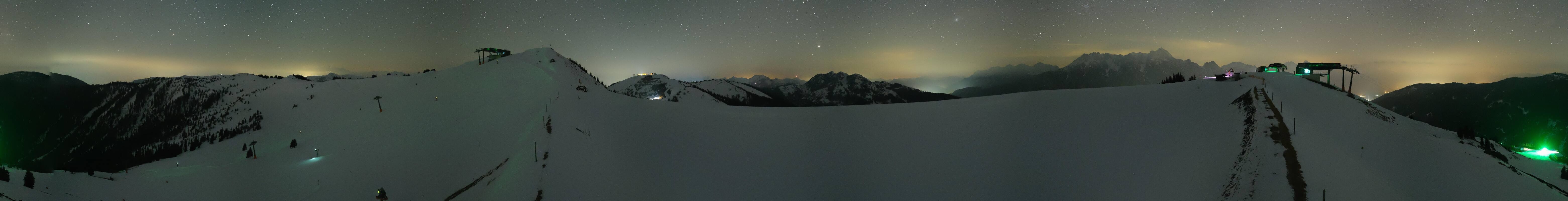 Archived image Webcam Leogang - View from Großer Asitz