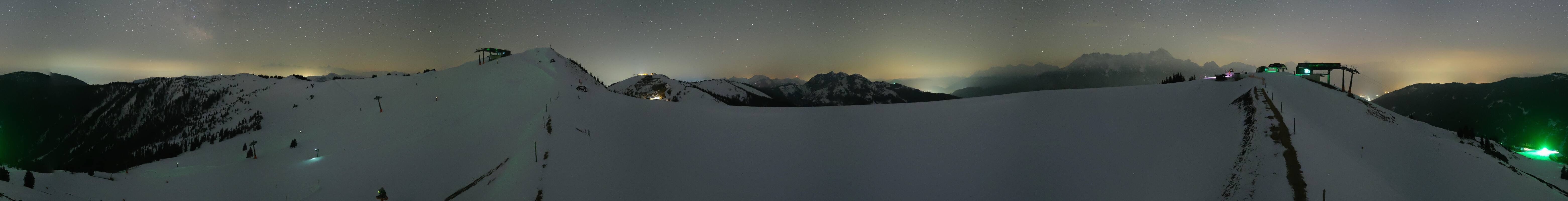 Archived image Webcam Leogang - View from Großer Asitz