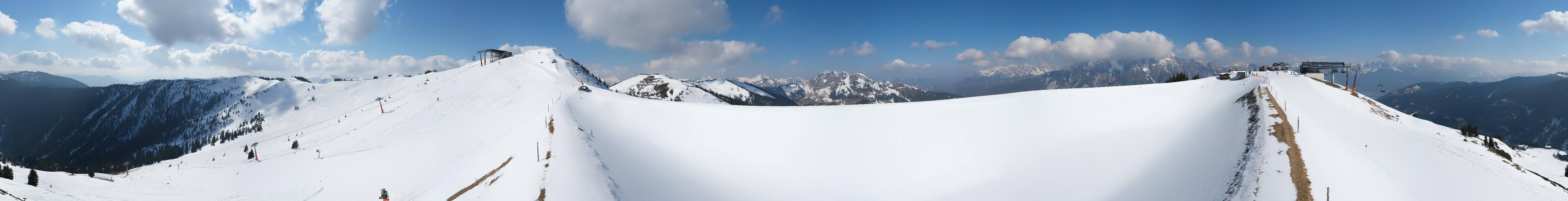 Archiv Foto Webcam Leogang - Ausblick vom Großen Asitz