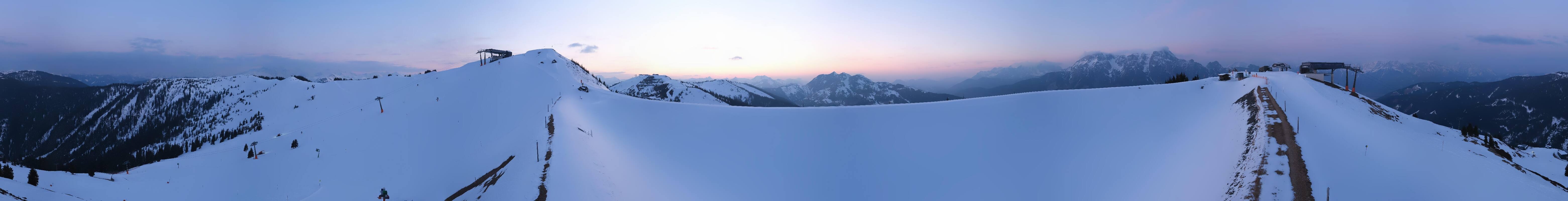 Archiv Foto Webcam Leogang - Ausblick vom Großen Asitz