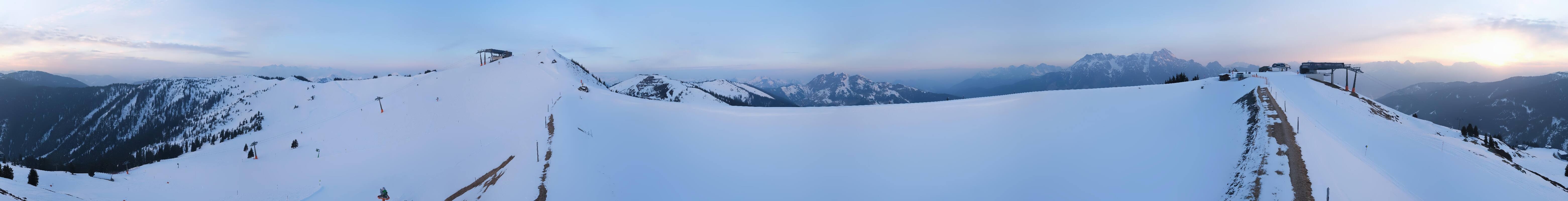 Archiv Foto Webcam Leogang - Ausblick vom Großen Asitz