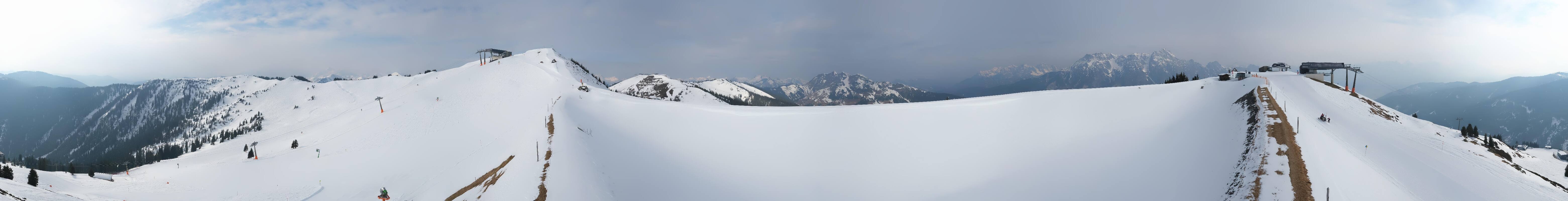 Archiv Foto Webcam Leogang - Ausblick vom Großen Asitz