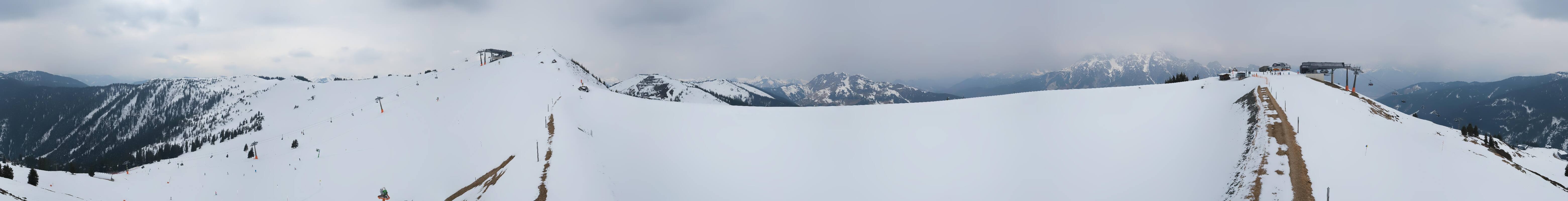 Archiv Foto Webcam Leogang - Ausblick vom Großen Asitz