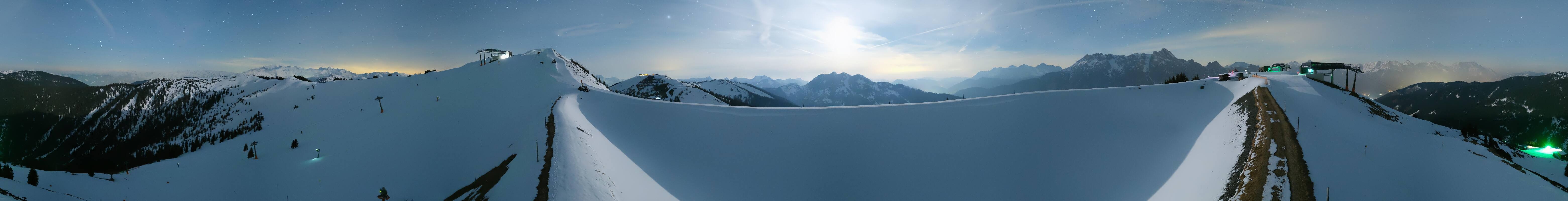 Archiv Foto Webcam Leogang - Ausblick vom Großen Asitz