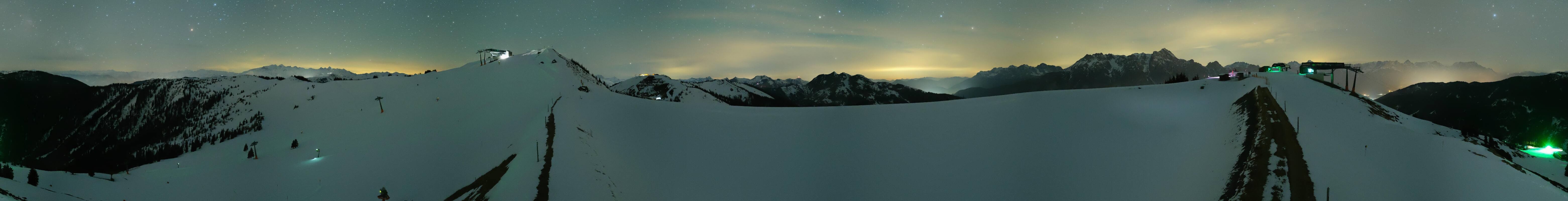 Archiv Foto Webcam Leogang - Ausblick vom Großen Asitz