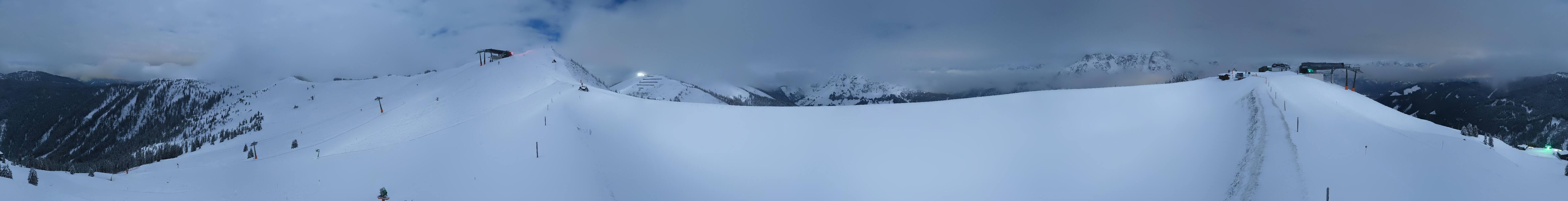 Archiv Foto Webcam Leogang - Ausblick vom Großen Asitz