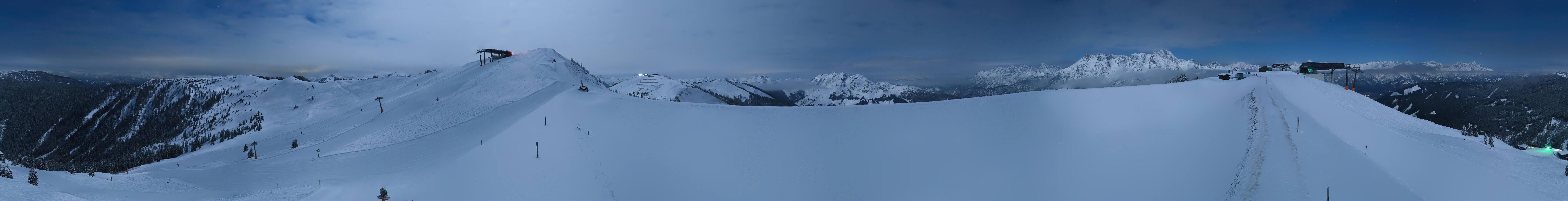 Archiv Foto Webcam Leogang - Ausblick vom Großen Asitz