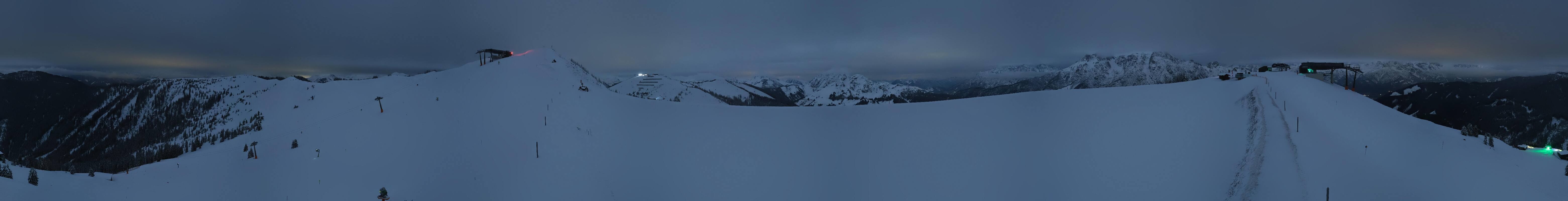 Archiv Foto Webcam Leogang - Ausblick vom Großen Asitz